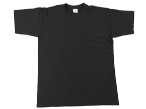 T-Shirt Black cotton Small (10)