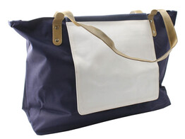 Grote Strandtas blauw  2 