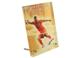 Acrylic rectangulairre avec petits pieds en metal 178 x 128 x 15mm  1 