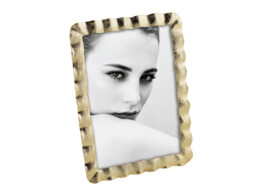 Shiny metal frame A1953B gold 13x18