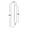 Shape 3D cadre en bois avec PP 25x25 blanc  2 