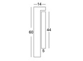 Shape 3D cadre en bois avec PP 25x25 blanc  2 