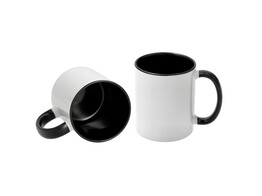 Mug 11oz  interieur   anse Noir  12 
