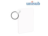 Porte cles rectangulaire en Aluminium 2-face  10 