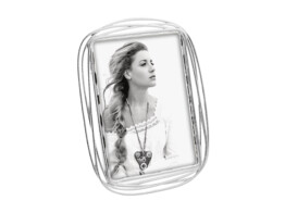 Shiny metal frame A2039A silver 13x18
