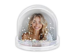 Photo Globe Silver Star  6 
