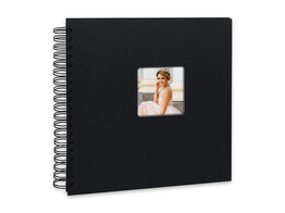 Misty Spiral album 25x25cm 25sheets black