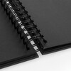 Misty Spiral album 25x25cm 25sheets black
