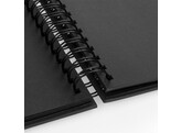 Misty Spiral album 25x25cm 25sheets black