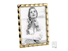 Shiny metal photo frame A2118B gold 13x18  2 
