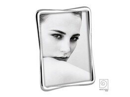 Shiny metal photo frame 13x18 silver