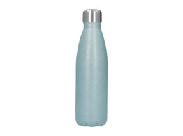 Thermosfles van RVS 500 ml  17oz Lichtblauw Glitter  5 