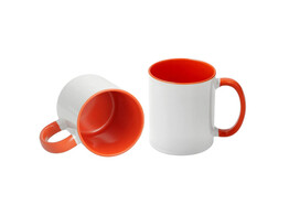 Mug 11oz  interieur   anse Orange  12 