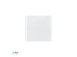 Magnet en ceramique carre 5 x 5cm  12 