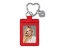 Porte-cles cle 3 5x4 5 rouge  6 
