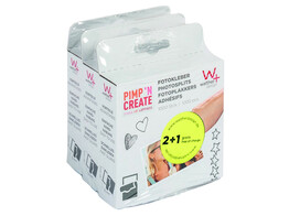 Pastilles adhesif double face  3x1000 pcs 10x12  24 