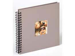 Album spirale Fun  26x25 cm gris  2 