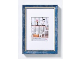 Cadre plastique Chalet bleu