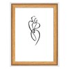 Silhouette wooden frame 20x30 nature  4 