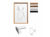 Silhouette wooden frame 40x50 beuk  2 