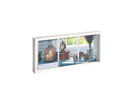 Rustic 3x10x15 White