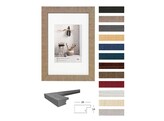Home wooden frame  10x20cm light grey  4 