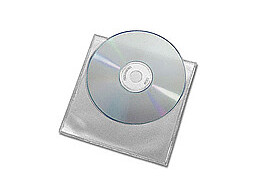 CD Plastic mapje zonder flap 1000 stuks