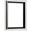Box americain 50K 20x20 noir argente