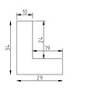 Box americain 50K 20x20 beech