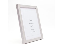 Houten  kader 103 Metallica wit
