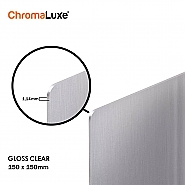 ChromaLuxe Aluminium panel gloss clear 15x15 (10)