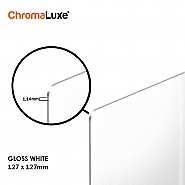 ChromaLuxe, Photo Panel Gloss white 12,7x12,7cm (10)