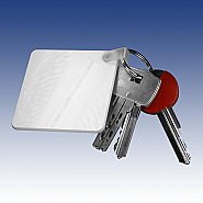Keychain square in plastic (10)