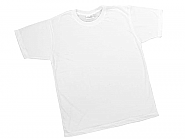 T-Shirt Cotton feel X-Large White polyester (10)