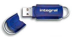 Integral 8GB Courier USB2.0 Flash Drive
