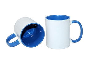 Mug 11oz, inside & handle light Blue (12)
