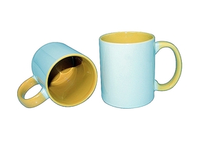 Mug 11oz, inside & handle Yellow (12)
