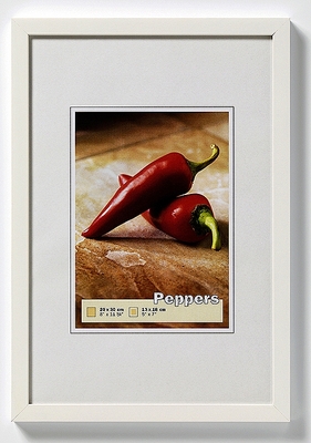 Peppers wooden frame 40x50 polar white (2)