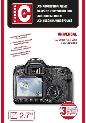 Caruba LCD Cover Universeel 2.7"
