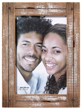 Dupla portrait frame, 20x30 cm,  white