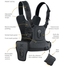 Cotton Carrier Camera Vest  voor 2 camera's met heupholster