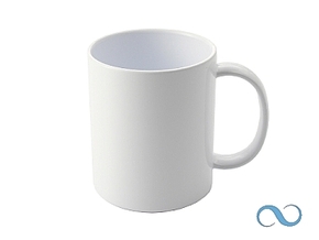 Mug 11oz White Plastic (12)