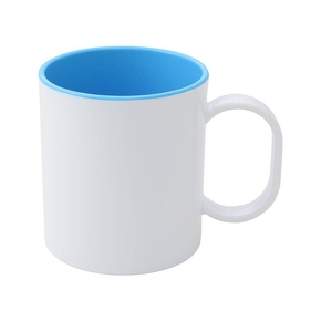 Mug 11oz Light Blue Plastic  (12)