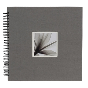 Spiral Album UniTex 34x34cm 40 pag Grey (3)