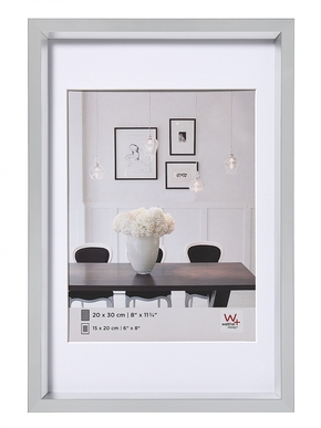 Plastic frame steel style 60x80 silver (2)