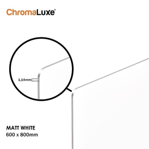 ChromaLuxe, Photo Panel Matte white Aluminium 600x800 x1,14mm (10)