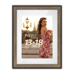 Wooden frame with floating glass Roma Brown 18x24 (4)