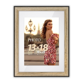 Wooden frame with floating glass Roma Cream 18x24 (4)