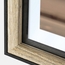Wooden frame with floating glass Roma Cream 20x30 (4)